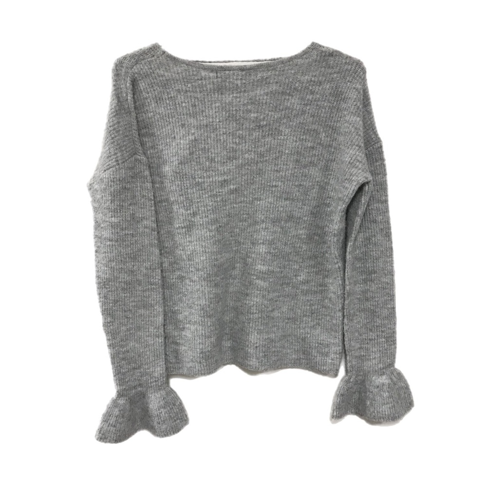Vero Moda Grey V-Neck Sweater - Picture 3 of 7